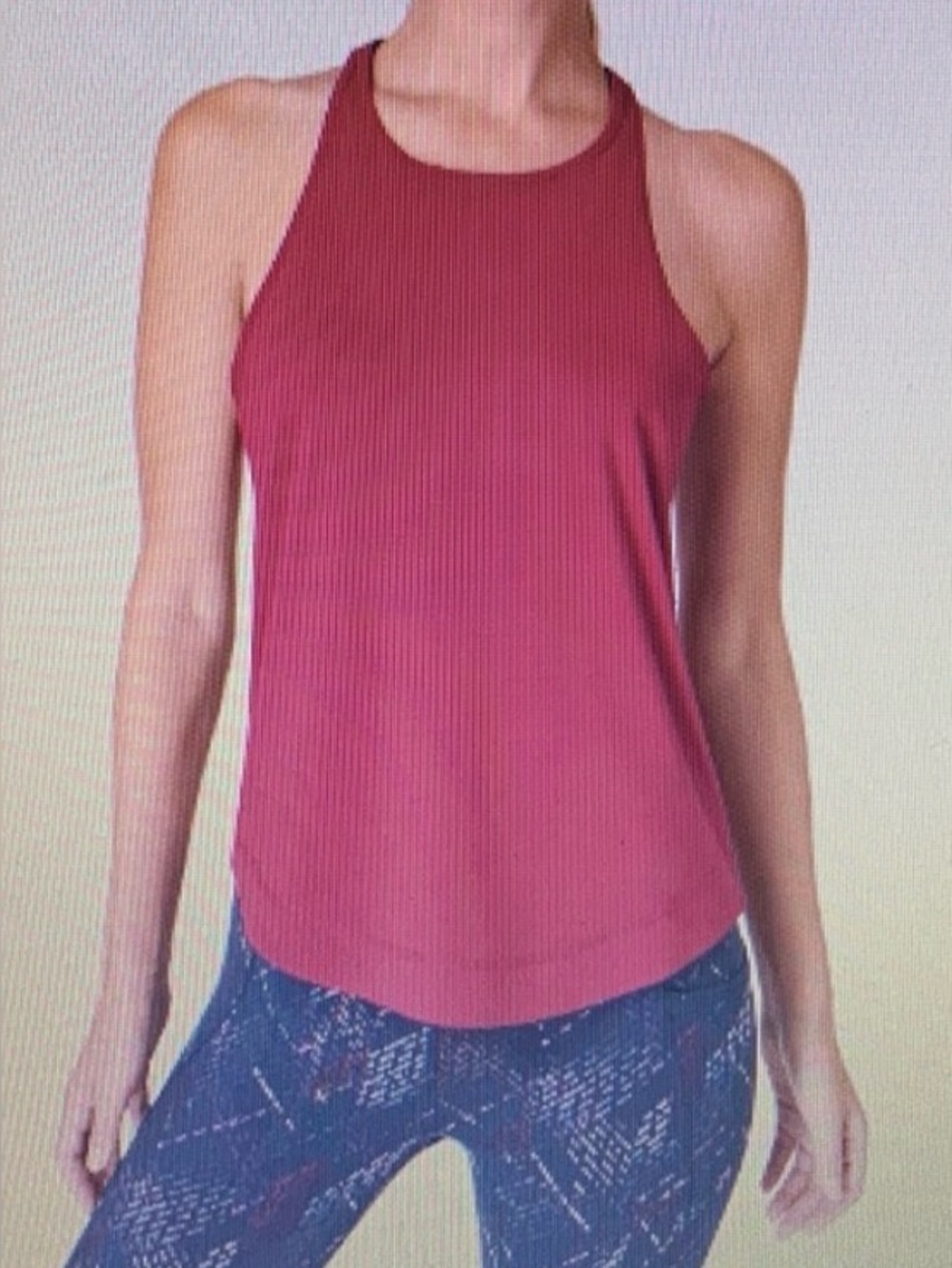 Sweaty Betty Breathe Easy Racerback Tank Top in Deep Berry